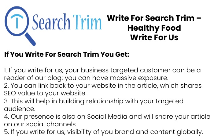 How Do You Submit an article? - Healthy Food Write for us 