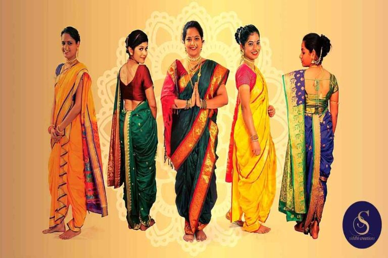 Navari Saree Come In A Variety Of Styles And Patterns