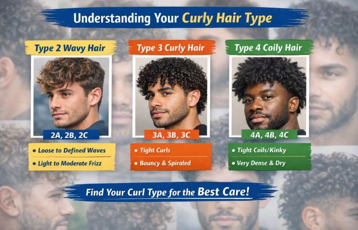 curly hair type