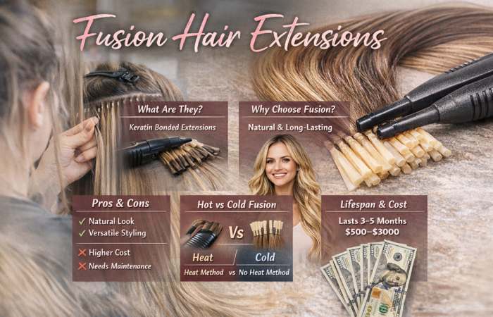 fusion hair extensions